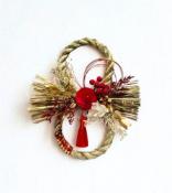 8の字しめ飾り　●レッド●