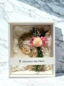 縦リングしめ飾りS　●ピンク●