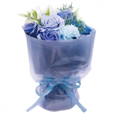 ブーケ・ド・マカロン　手提げ付　ブルー