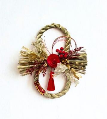 8の字しめ飾り　●レッド●