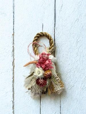 タッセルしめ飾り スワッグ2way　●ピンク●