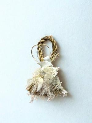 タッセルしめ飾り スワッグ2way　●ホワイト●